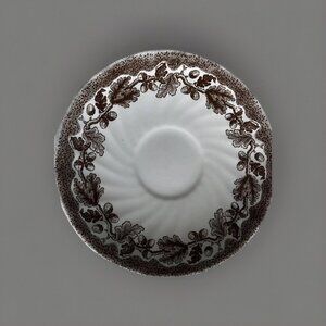 Churchill The Georgian Collection Saucer Brown Acorn The Meet England